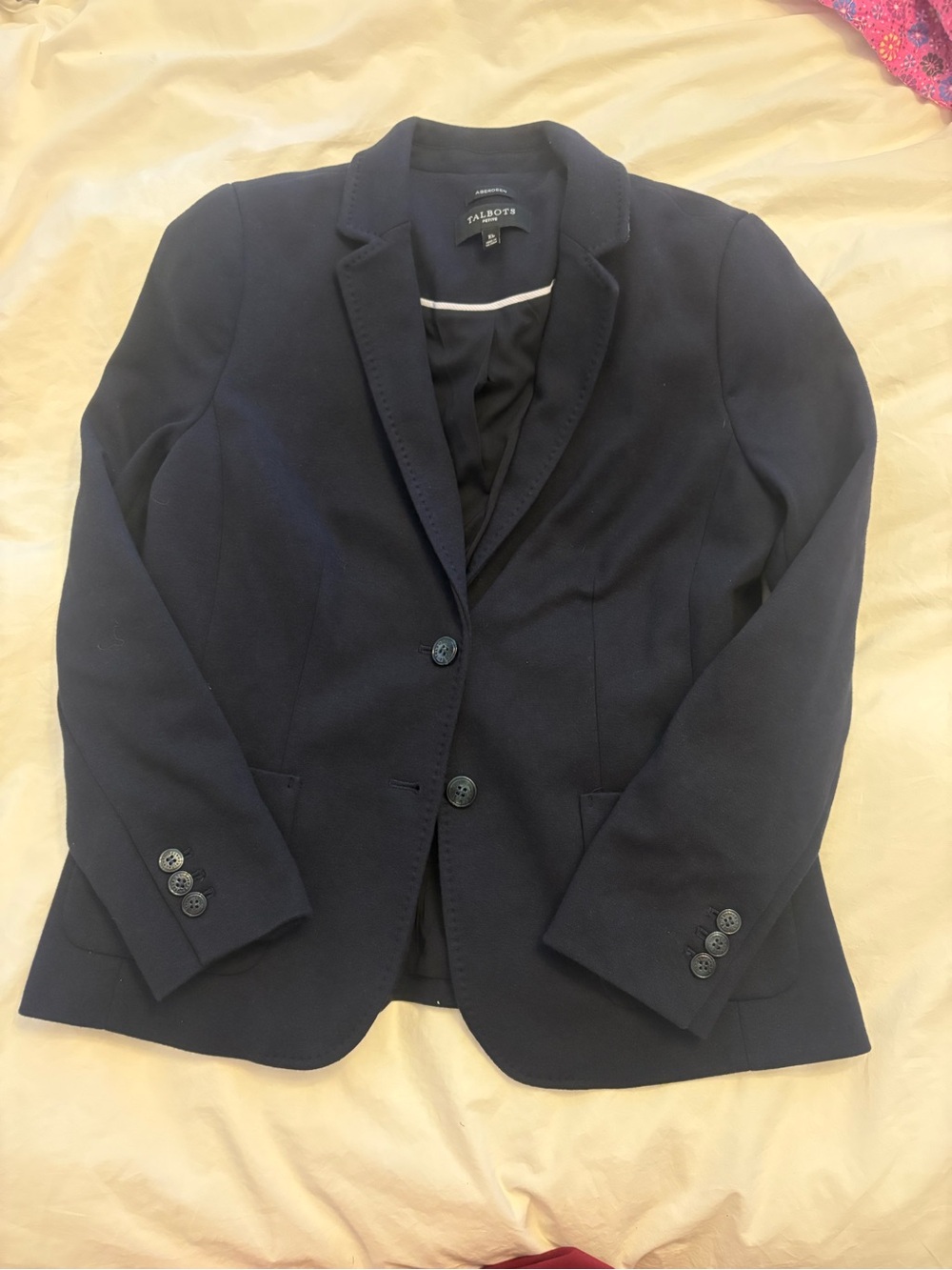 NWOT Talbots Women's Navy Tailored Blazer